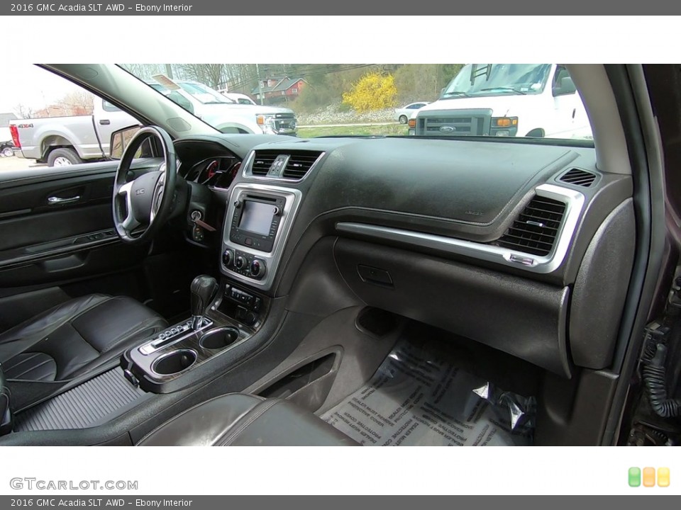 Ebony Interior Dashboard for the 2016 GMC Acadia SLT AWD #138771585
