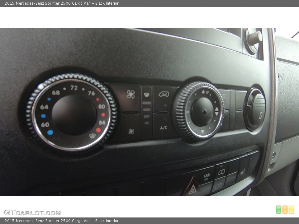 Black Interior Controls for the 2015 Mercedes-Benz Sprinter 2500 Cargo Van #138771777