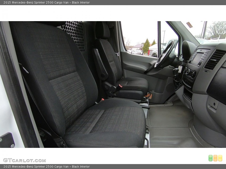 Black Interior Front Seat for the 2015 Mercedes-Benz Sprinter 2500 Cargo Van #138771843