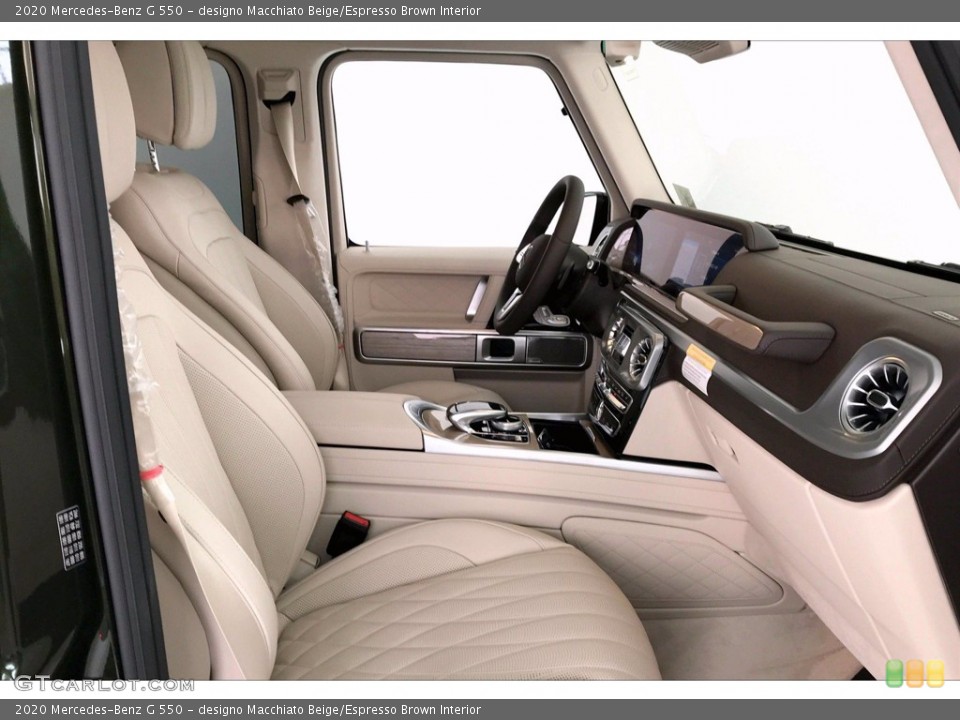 designo Macchiato Beige/Espresso Brown Interior Front Seat for the 2020 Mercedes-Benz G 550 #138772098