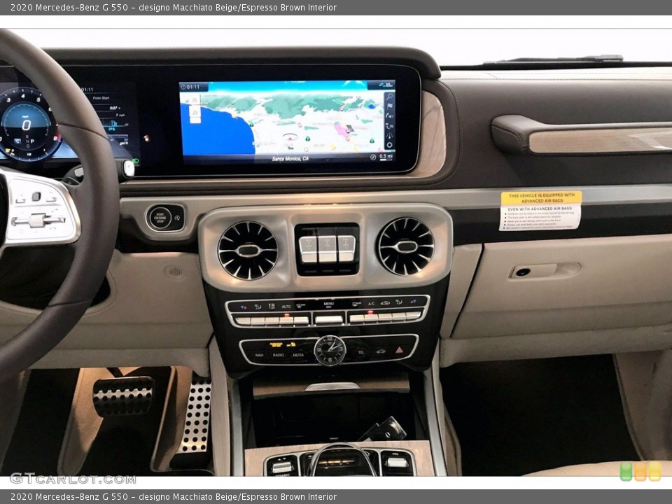 designo Macchiato Beige/Espresso Brown Interior Dashboard for the 2020 Mercedes-Benz G 550 #138772110