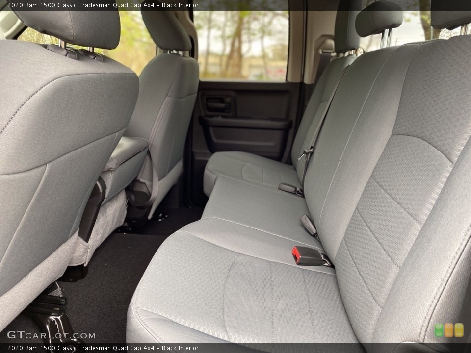 Black Interior Rear Seat for the 2020 Ram 1500 Classic Tradesman Quad Cab 4x4 #138772335