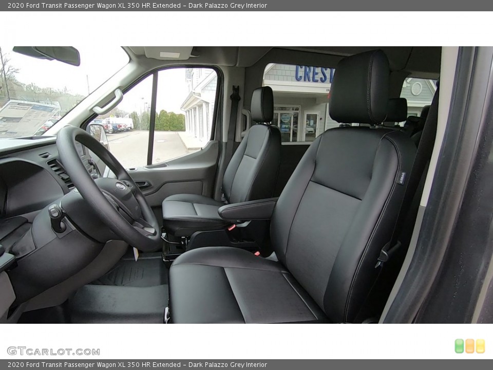 Dark Palazzo Grey Interior Front Seat for the 2020 Ford Transit Passenger Wagon XL 350 HR Extended #138773144