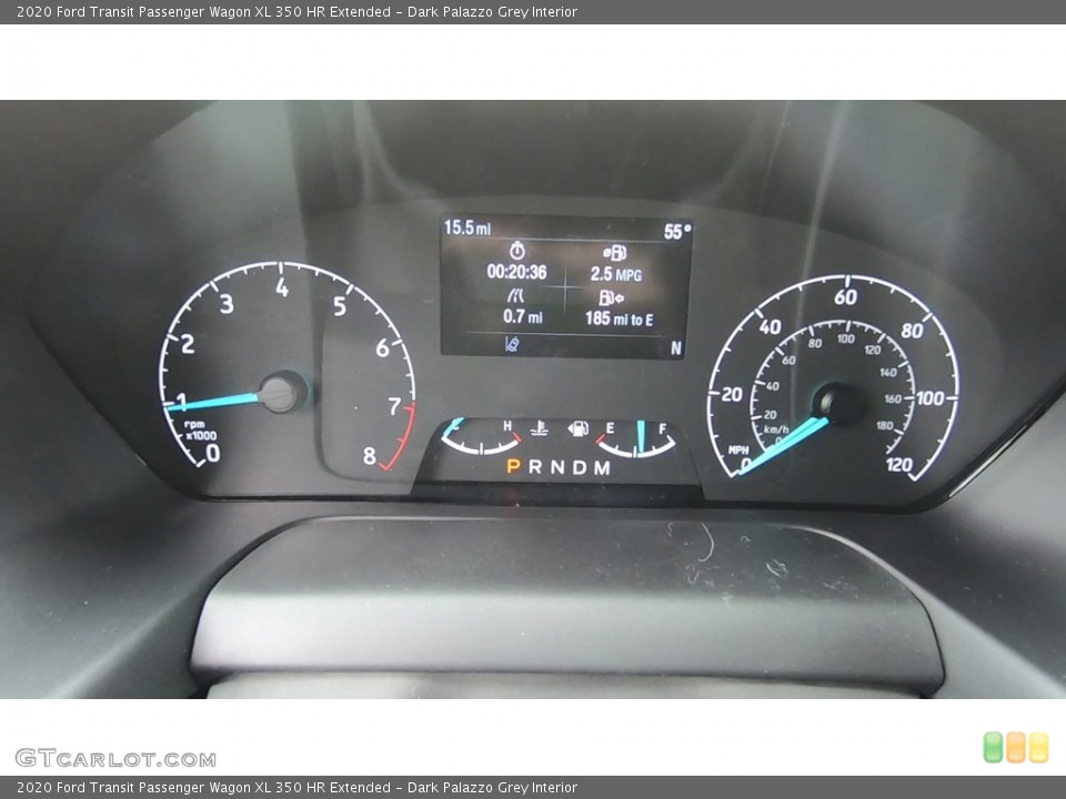 Dark Palazzo Grey Interior Gauges for the 2020 Ford Transit Passenger Wagon XL 350 HR Extended #138773166