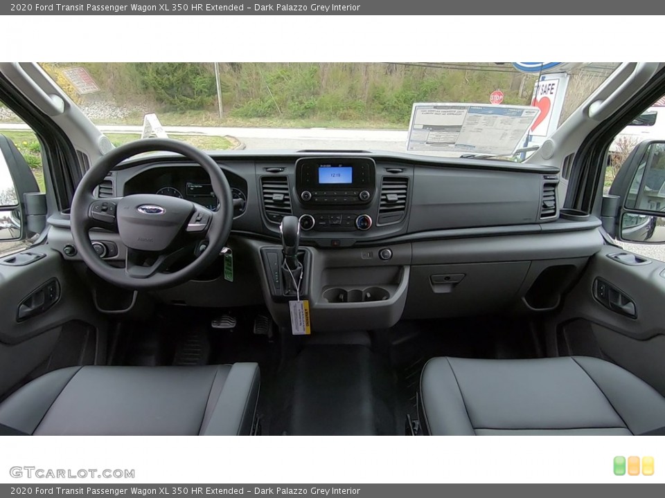 Dark Palazzo Grey Interior Dashboard for the 2020 Ford Transit Passenger Wagon XL 350 HR Extended #138773268