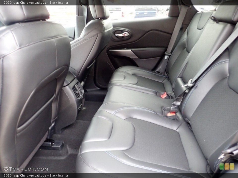 Black Interior Rear Seat for the 2020 Jeep Cherokee Latitude #138774696