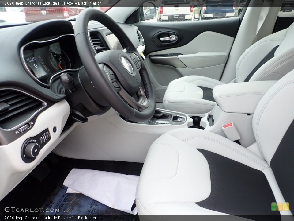 Black Interior Front Seat for the 2020 Jeep Cherokee Latitude Plus 4x4 #138775239