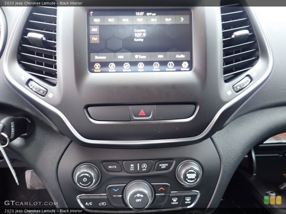 Black Interior Controls for the 2020 Jeep Cherokee Latitude #138775737