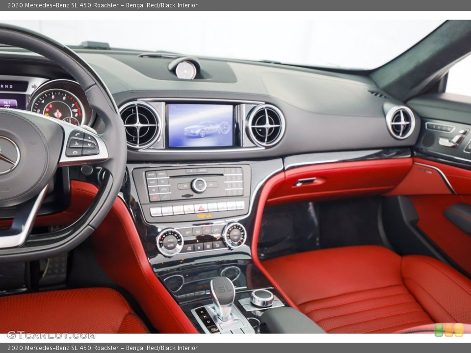 Bengal Red/Black Interior Dashboard for the 2020 Mercedes-Benz SL 450 Roadster #138776292