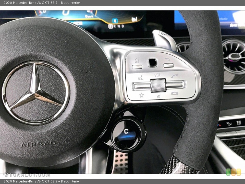 Black Interior Steering Wheel for the 2020 Mercedes-Benz AMG GT 63 S #138778917
