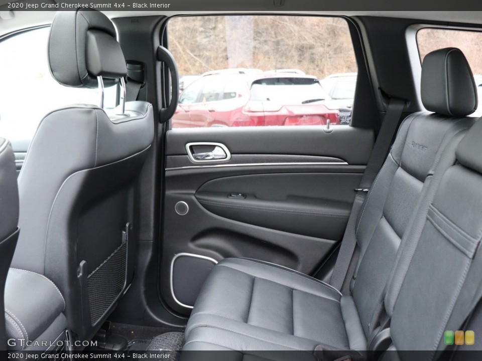 Black Interior Rear Seat for the 2020 Jeep Grand Cherokee Summit 4x4 #138779745