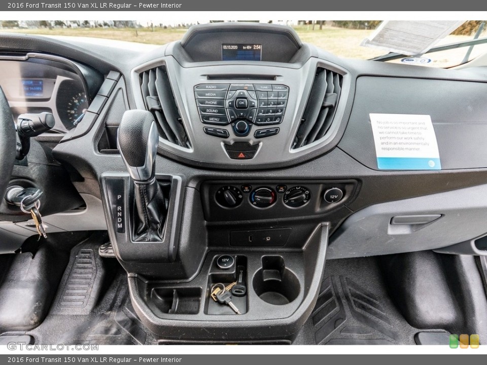 Pewter Interior Controls for the 2016 Ford Transit 150 Van XL LR Regular #138784755