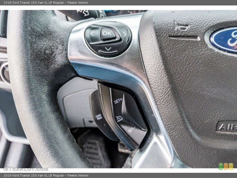 Pewter Interior Steering Wheel for the 2016 Ford Transit 150 Van XL LR Regular #138784794