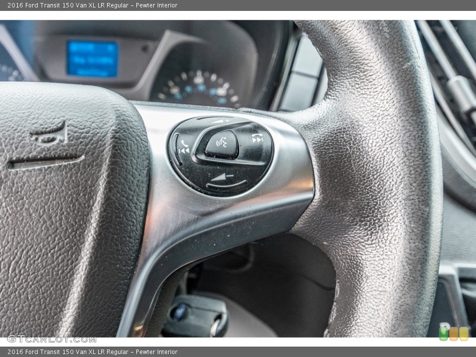 Pewter Interior Steering Wheel for the 2016 Ford Transit 150 Van XL LR Regular #138784806