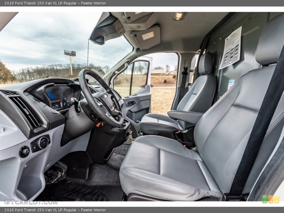 Pewter Interior Front Seat for the 2016 Ford Transit 150 Van XL LR Regular #138784878