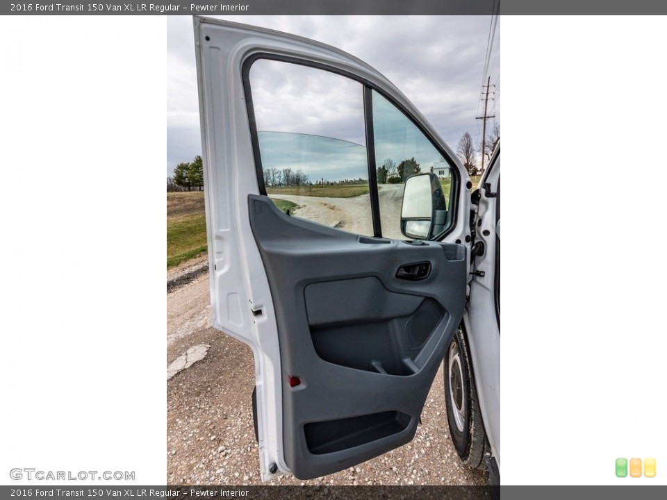 Pewter Interior Door Panel for the 2016 Ford Transit 150 Van XL LR Regular #138784890