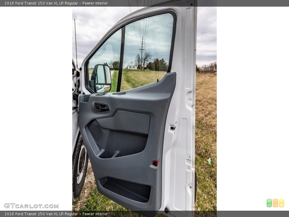 Pewter Interior Door Panel for the 2016 Ford Transit 150 Van XL LR Regular #138784896