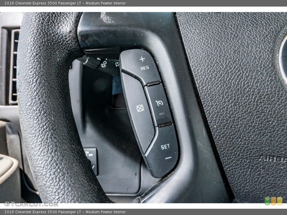 Medium Pewter Interior Steering Wheel for the 2016 Chevrolet Express 3500 Passenger LT #138786234
