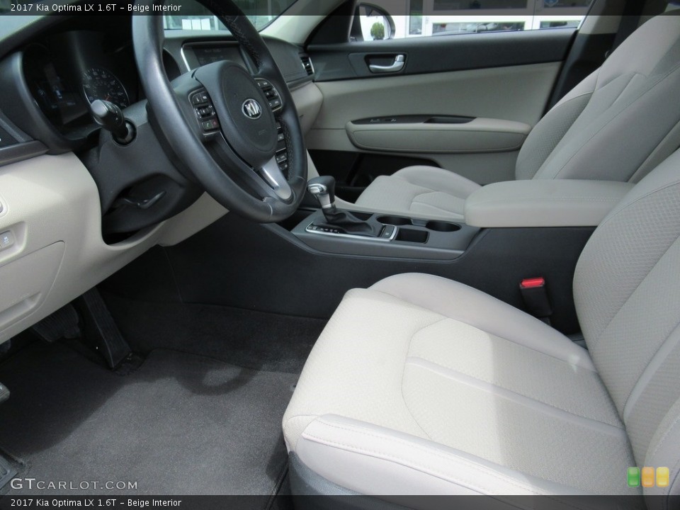 Beige Interior Front Seat for the 2017 Kia Optima LX 1.6T #138786657