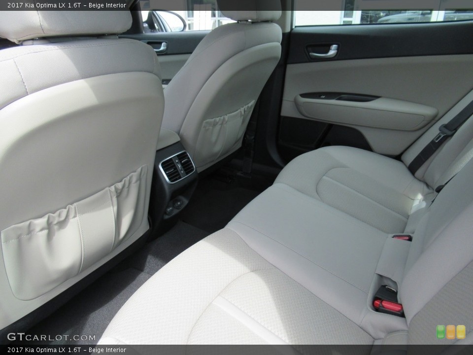 Beige Interior Rear Seat for the 2017 Kia Optima LX 1.6T #138786663