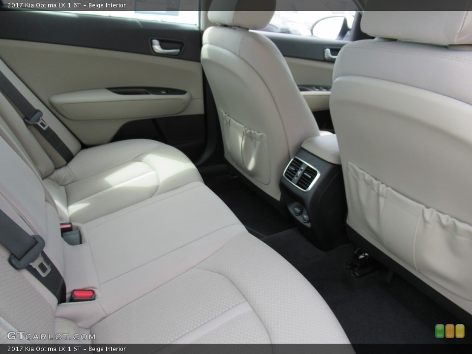 Beige Interior Rear Seat for the 2017 Kia Optima LX 1.6T #138786672