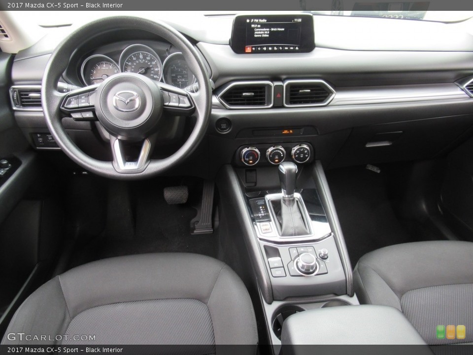 Black Interior Front Seat for the 2017 Mazda CX-5 Sport #138786807