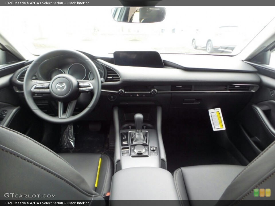 Black Interior Dashboard for the 2020 Mazda MAZDA3 Select Sedan #138789831
