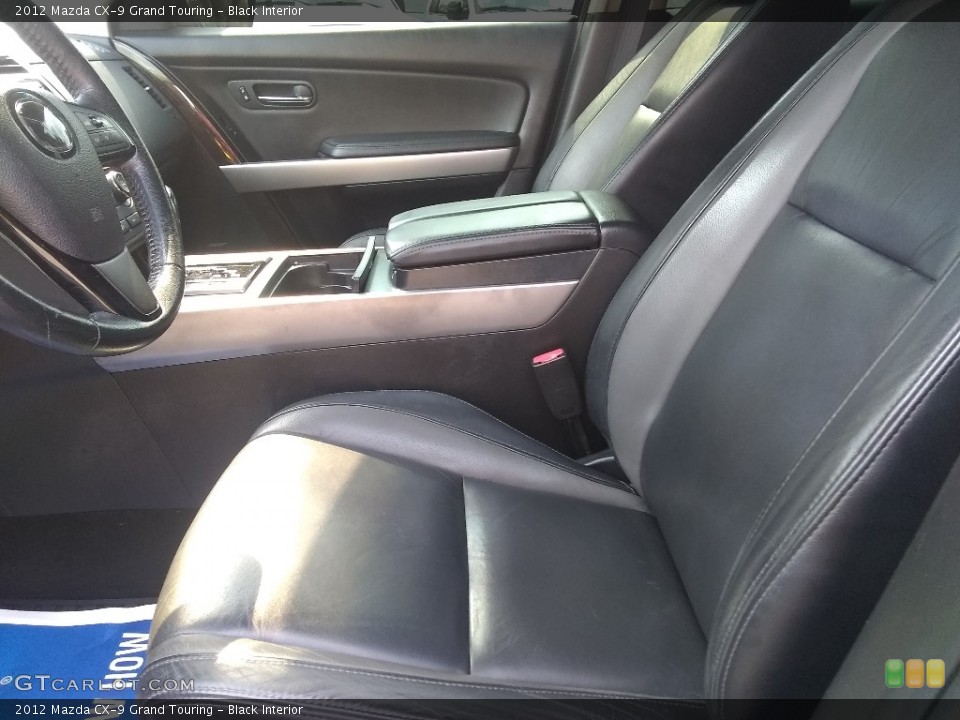 Black Interior Front Seat for the 2012 Mazda CX-9 Grand Touring #138791100