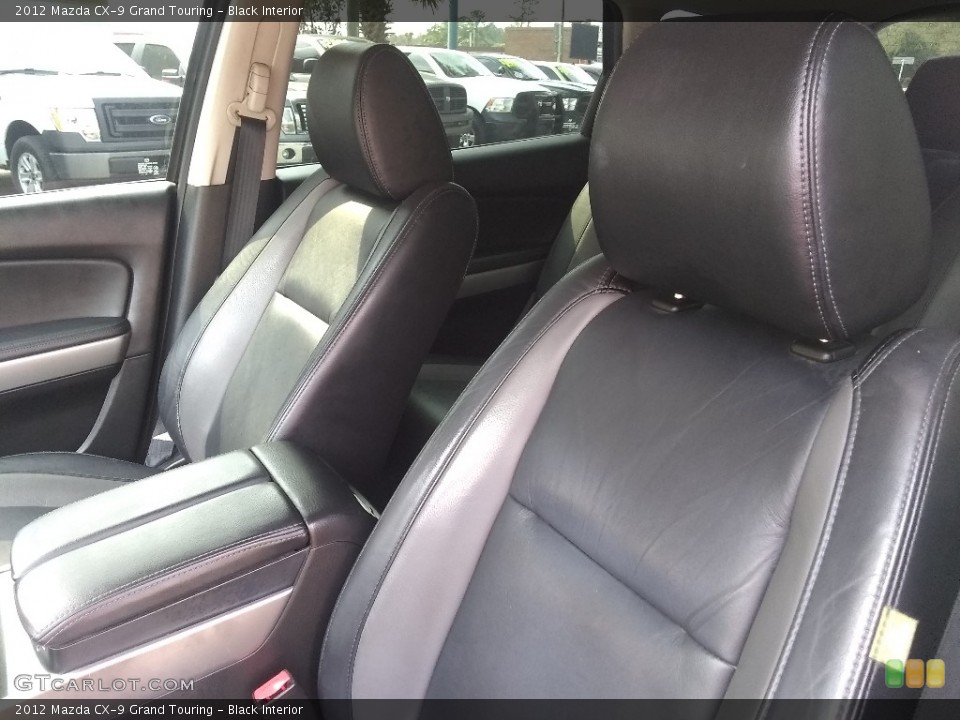 Black Interior Front Seat for the 2012 Mazda CX-9 Grand Touring #138791111