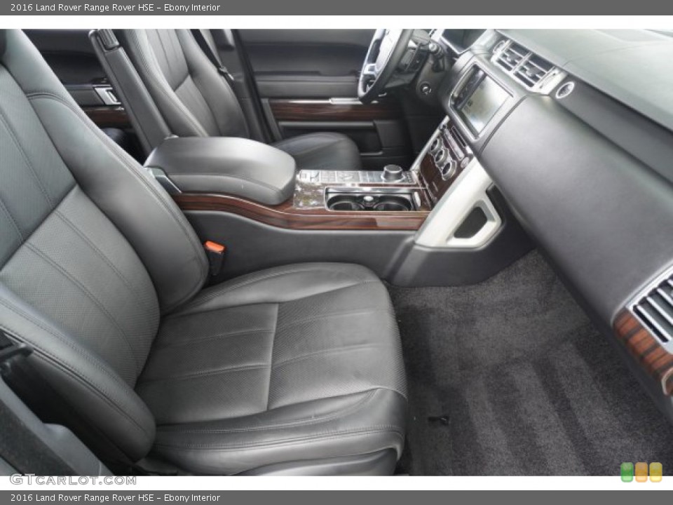 Ebony Interior Front Seat for the 2016 Land Rover Range Rover HSE #138792966