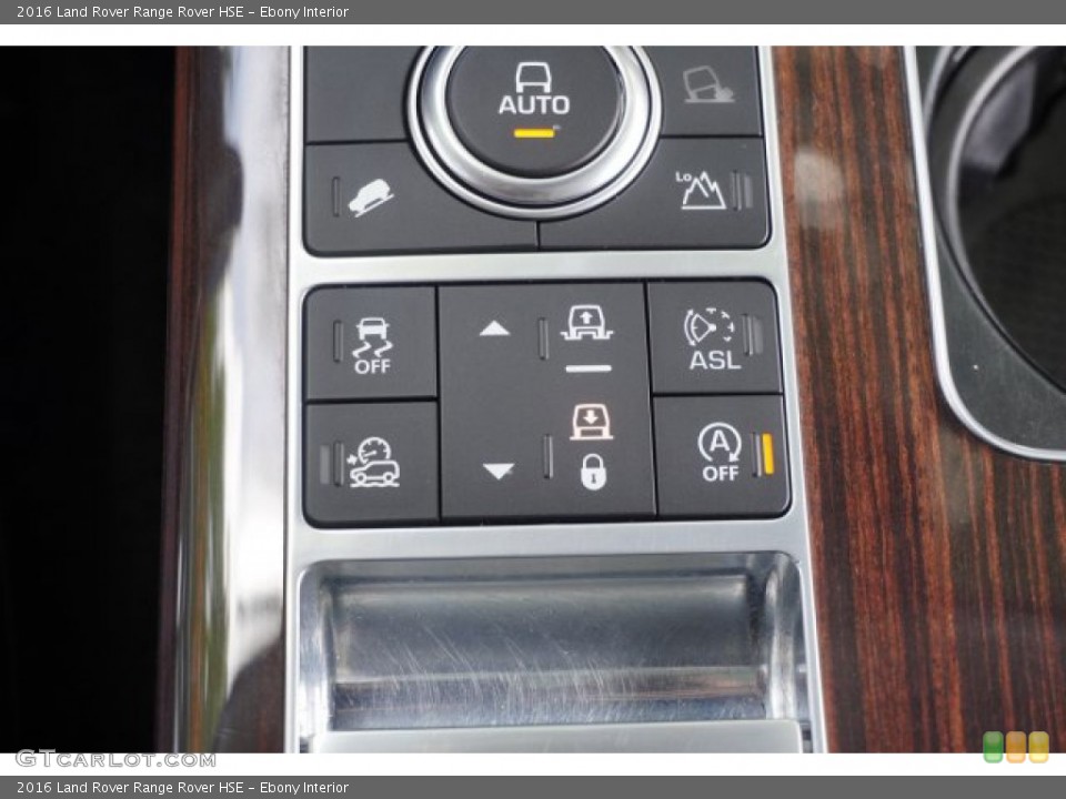 Ebony Interior Controls for the 2016 Land Rover Range Rover HSE #138793005