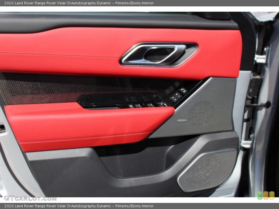 Pimento/Ebony Interior Door Panel for the 2020 Land Rover Range Rover Velar SVAutobiography Dynamic #138798654