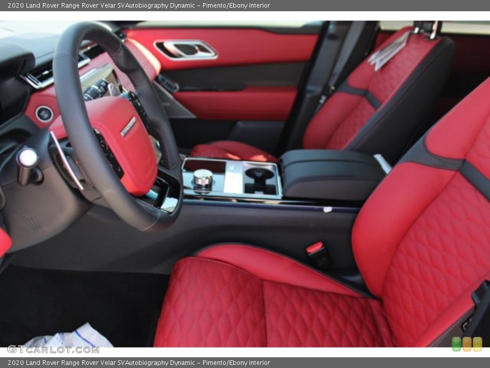 Pimento/Ebony 2020 Land Rover Range Rover Velar Interiors