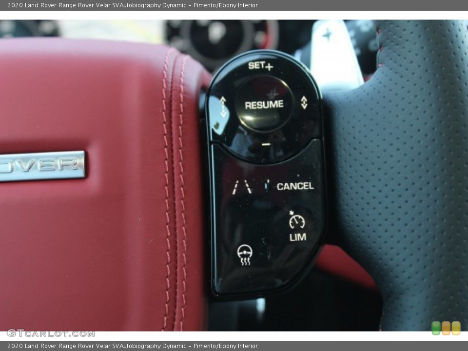 Pimento/Ebony Interior Steering Wheel for the 2020 Land Rover Range Rover Velar SVAutobiography Dynamic #138798684