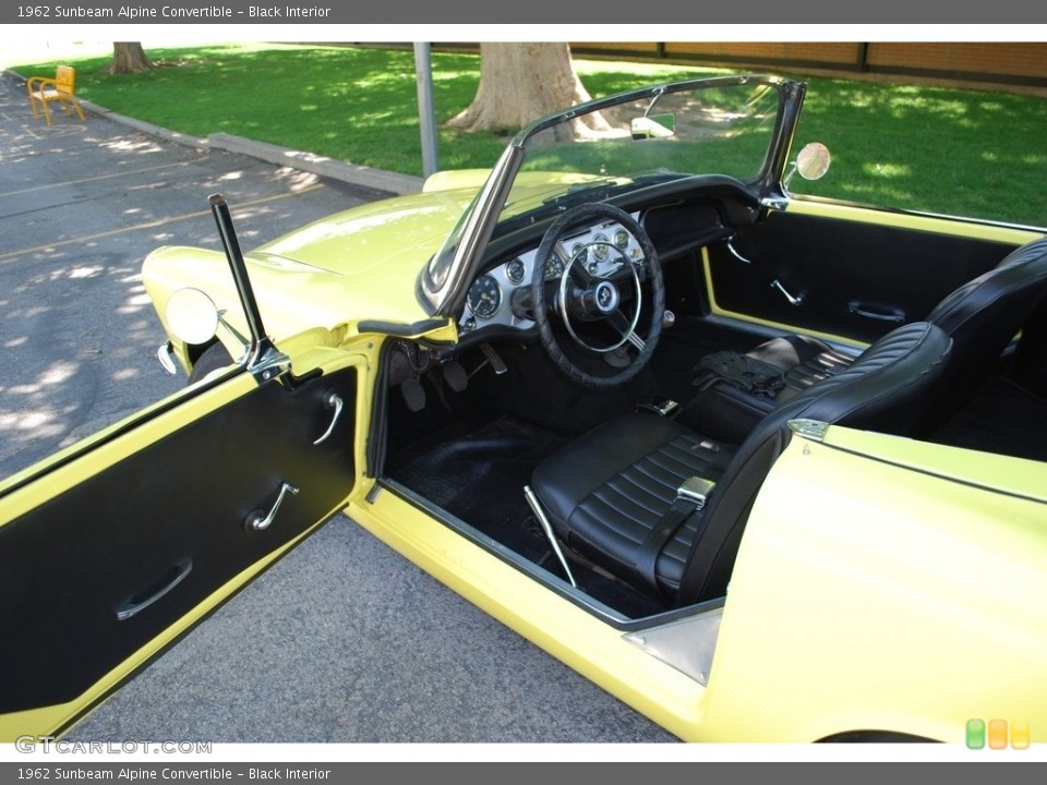 Black Interior Photo for the 1962 Sunbeam Alpine Convertible #138804272