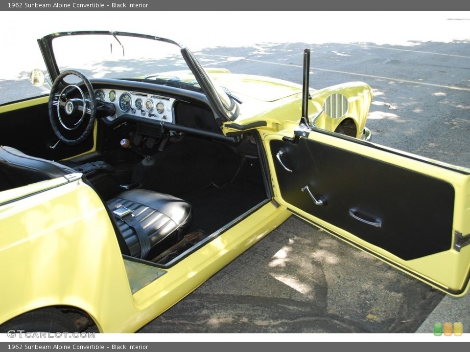 Black Interior Door Panel for the 1962 Sunbeam Alpine Convertible #138804293