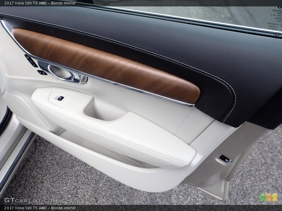 Blonde Interior Door Panel for the 2017 Volvo S90 T6 AWD #138804731