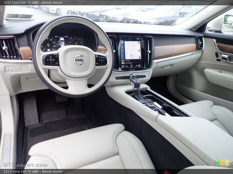 Blonde Interior Prime Interior for the 2017 Volvo S90 T6 AWD #138804830