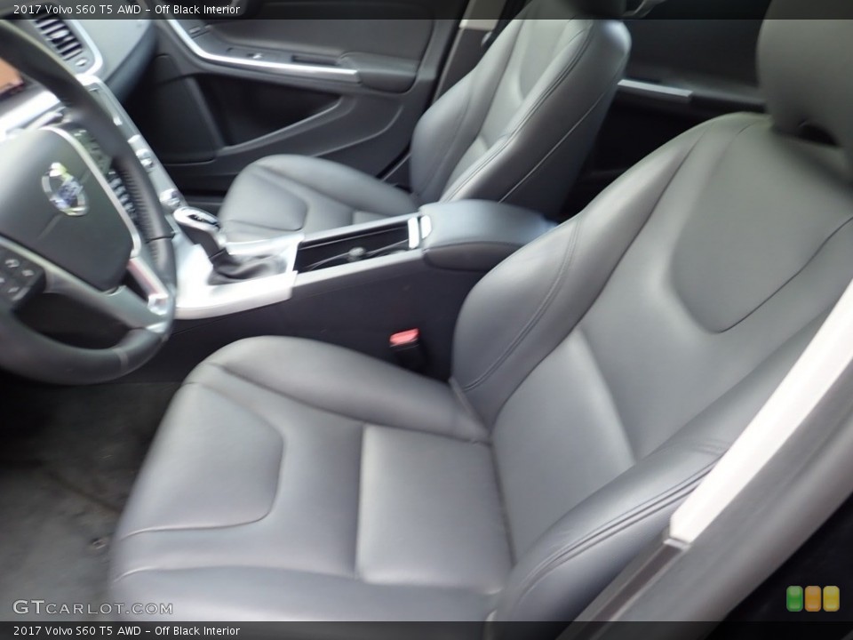 Off Black Interior Front Seat for the 2017 Volvo S60 T5 AWD #138805384