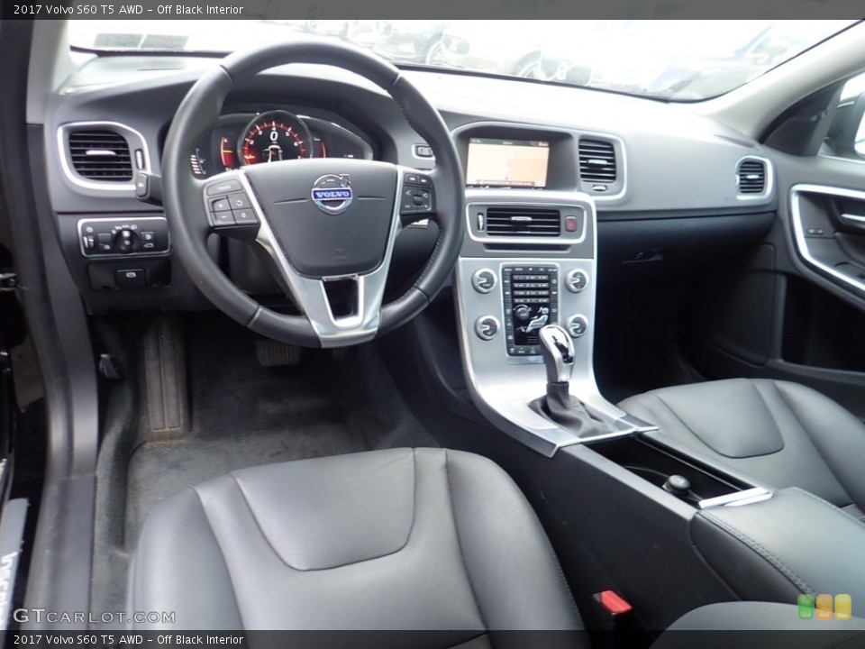 Off Black Interior Photo for the 2017 Volvo S60 T5 AWD #138805422