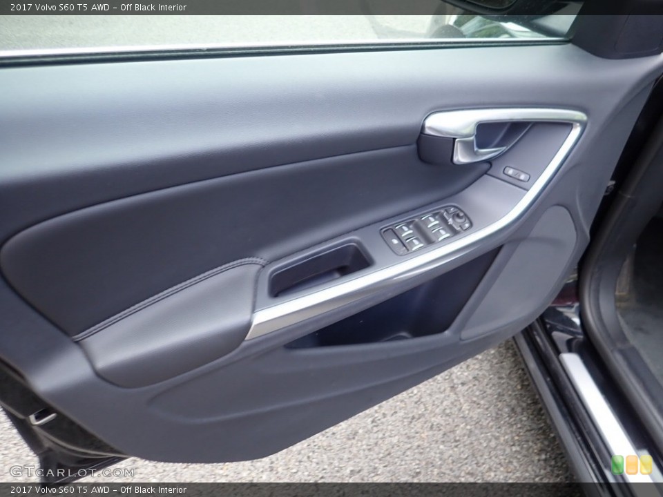 Off Black Interior Door Panel for the 2017 Volvo S60 T5 AWD #138805445