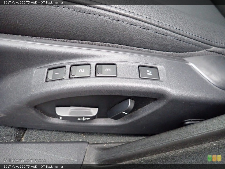 Off Black Interior Front Seat for the 2017 Volvo S60 T5 AWD #138805472