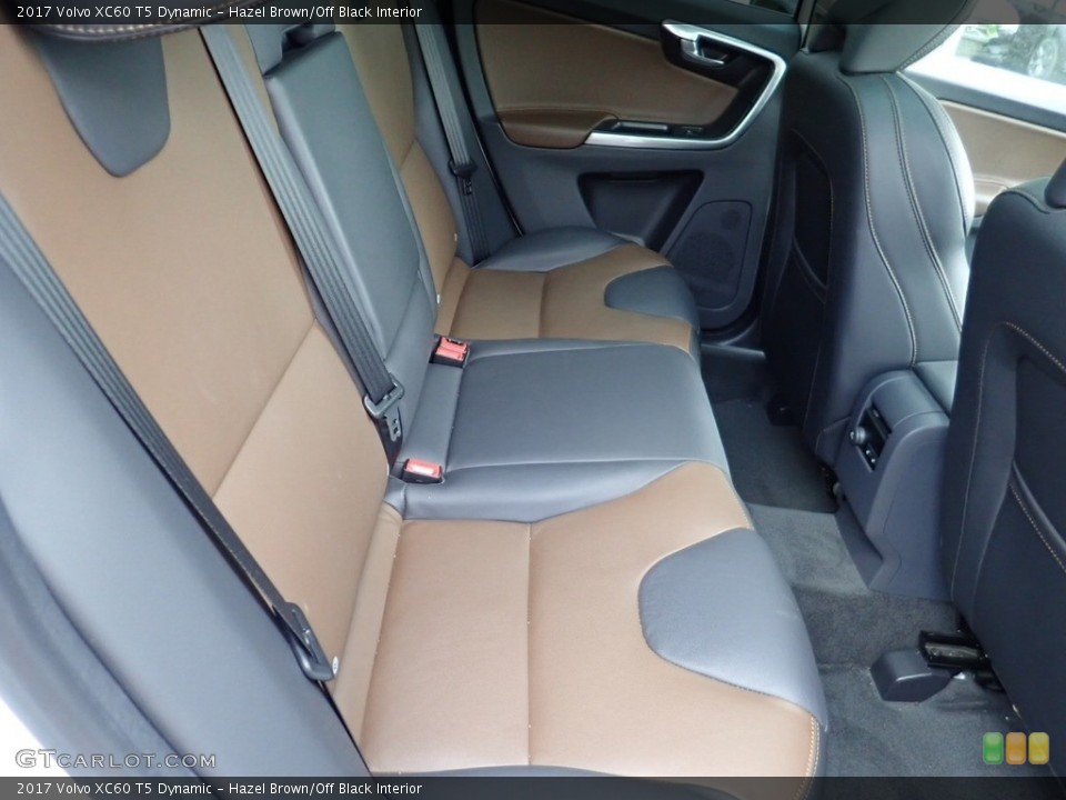 Hazel Brown/Off Black Interior Rear Seat for the 2017 Volvo XC60 T5 Dynamic #138805952