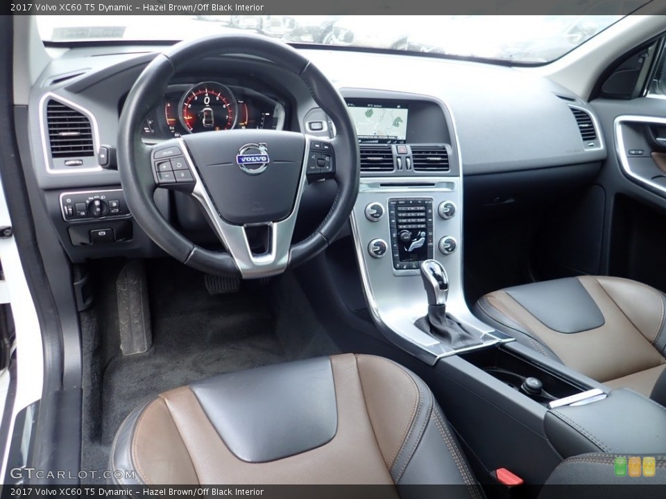 Hazel Brown/Off Black Interior Photo for the 2017 Volvo XC60 T5 Dynamic #138806018