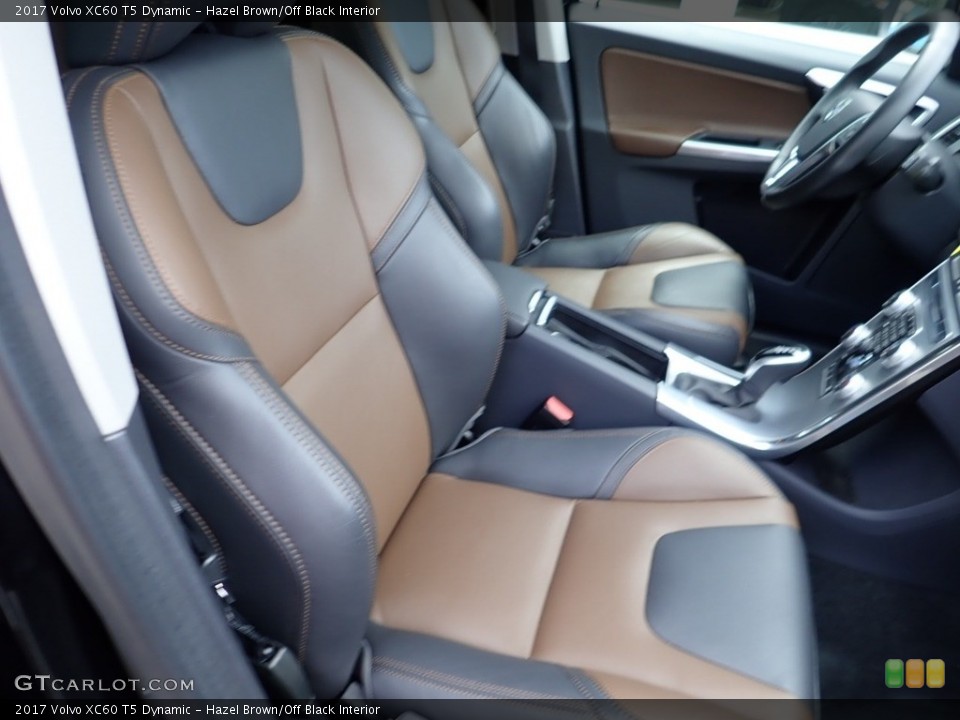 Hazel Brown/Off Black Interior Front Seat for the 2017 Volvo XC60 T5 Dynamic #138807104