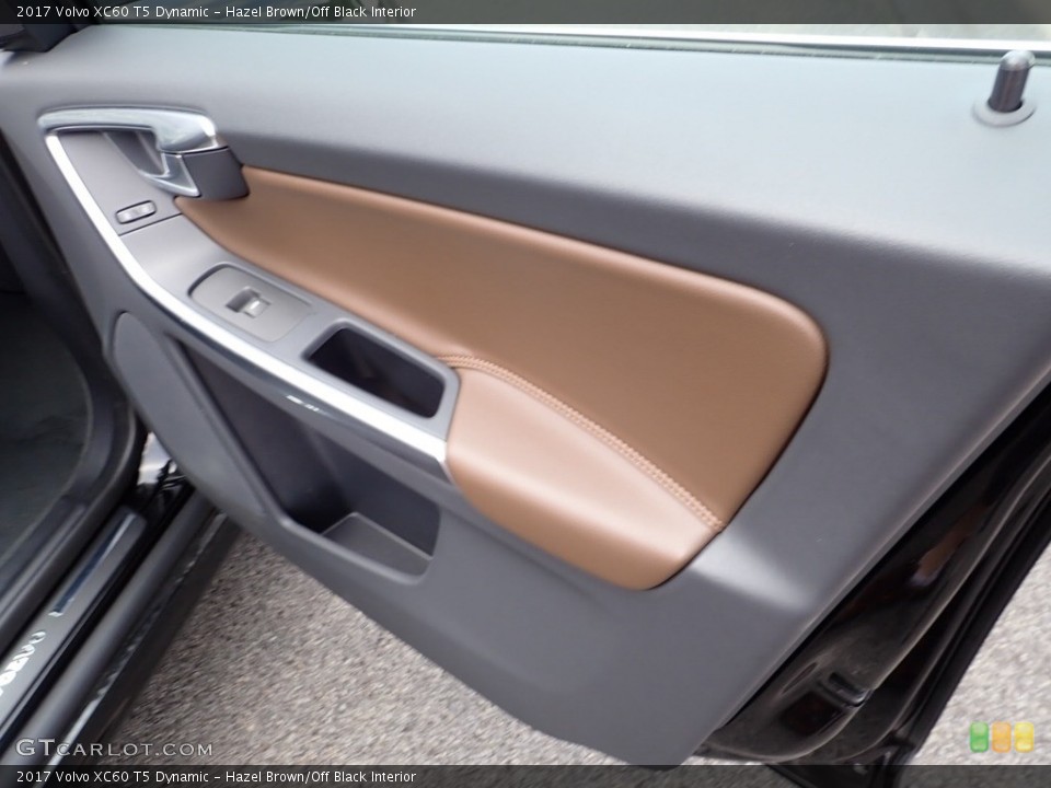 Hazel Brown/Off Black Interior Door Panel for the 2017 Volvo XC60 T5 Dynamic #138807155