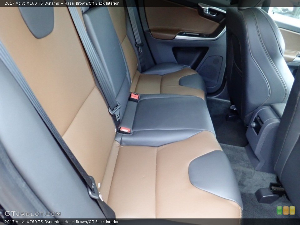 Hazel Brown/Off Black Interior Rear Seat for the 2017 Volvo XC60 T5 Dynamic #138807179