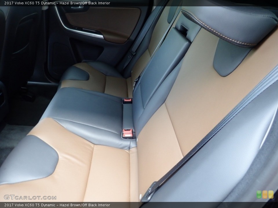 Hazel Brown/Off Black Interior Rear Seat for the 2017 Volvo XC60 T5 Dynamic #138807236