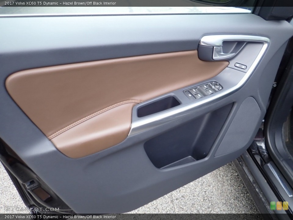 Hazel Brown/Off Black Interior Door Panel for the 2017 Volvo XC60 T5 Dynamic #138807278