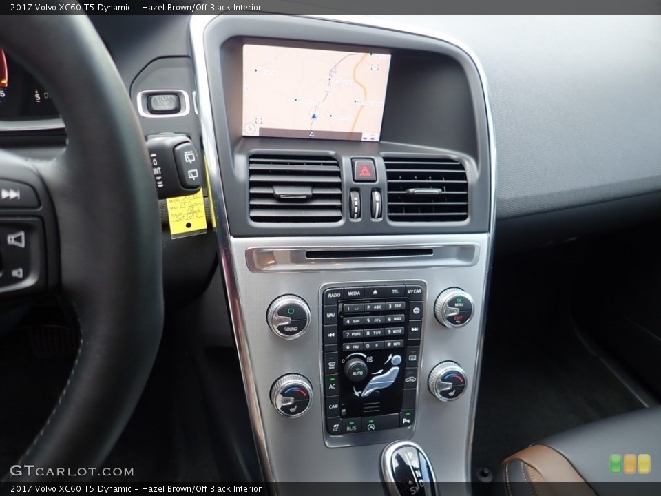 Hazel Brown/Off Black Interior Controls for the 2017 Volvo XC60 T5 Dynamic #138807377